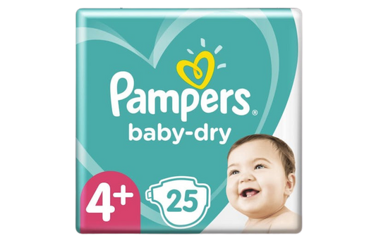 PAMPERS BABY-DRY TAILLE 4 (9-14 KGS) 25 COUCHES